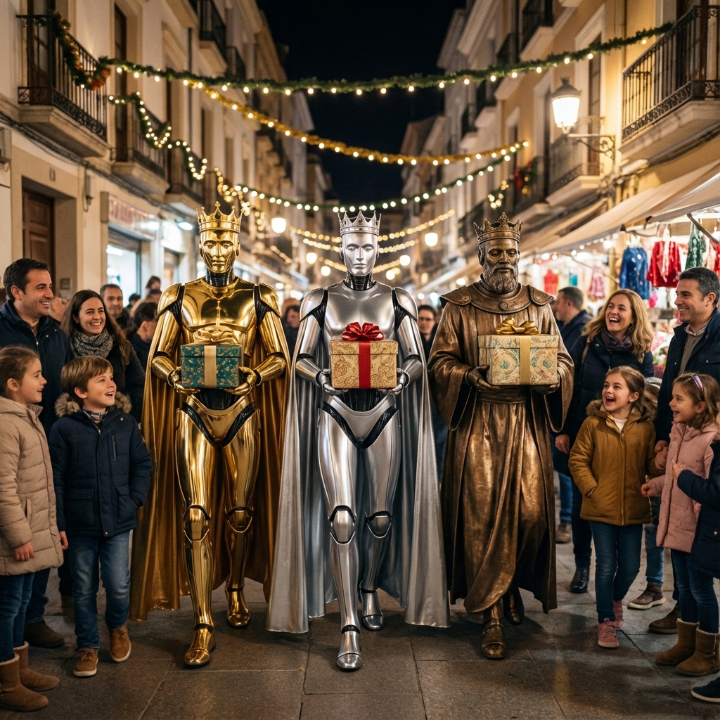 Robots como Reyes Magos